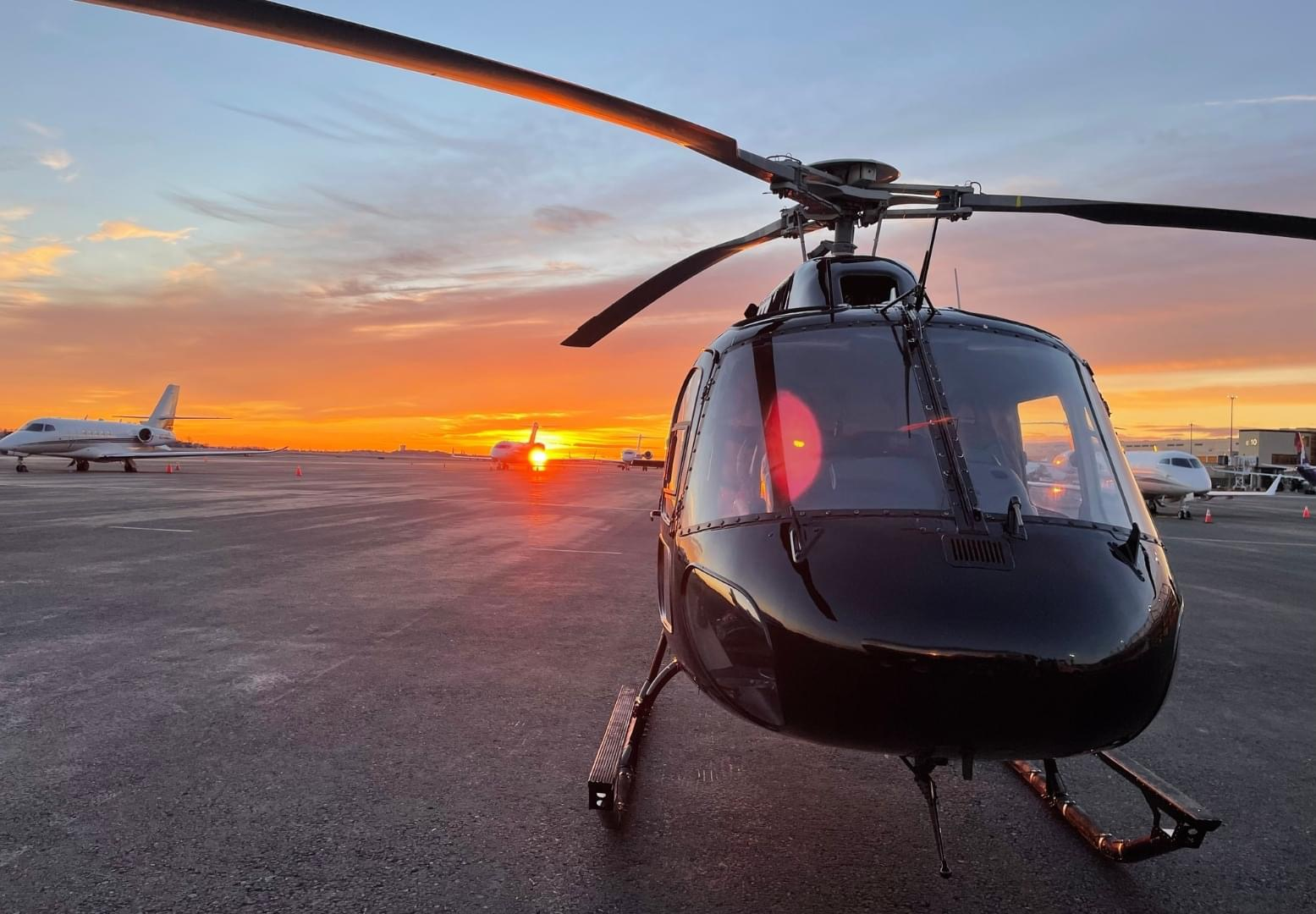 Helicopter transportation